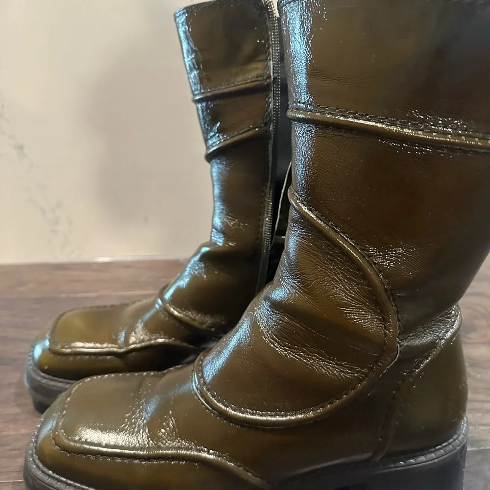 MIISTA Malene Khaki Boots - Picture 6 of 8